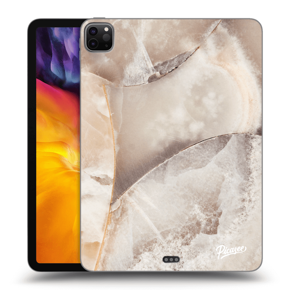 Picasee silikónový čierny obal pre Apple iPad Pro 11" 2020 (2.gen) - Cream marble