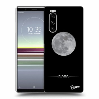 Picasee silikónový čierny obal pre Sony Xperia 5 - Moon Minimal