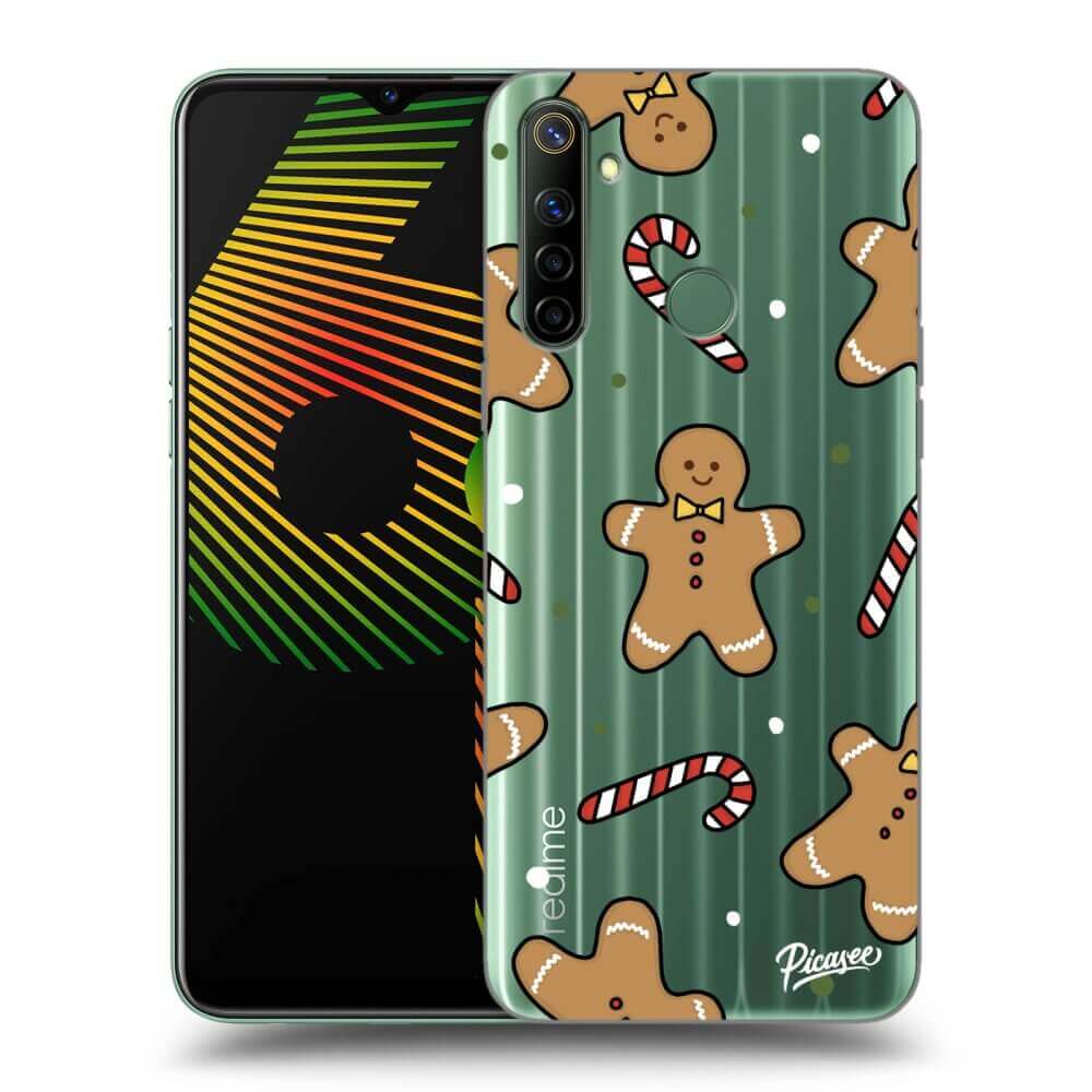 Picasee silikónový prehľadný obal pre Realme 6i - Gingerbread