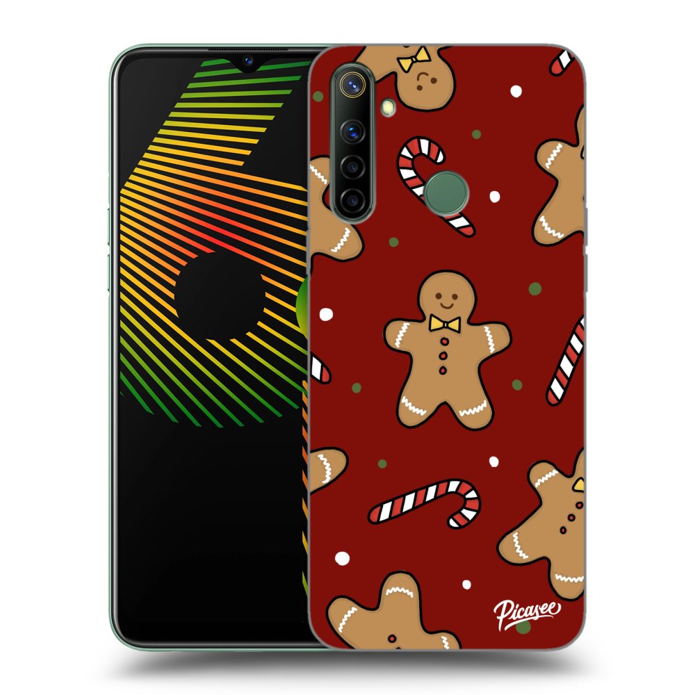 Picasee silikónový prehľadný obal pre Realme 6i - Gingerbread 2