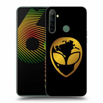 Obal pre Realme 6i - EARTH - Gold Alien 3.0