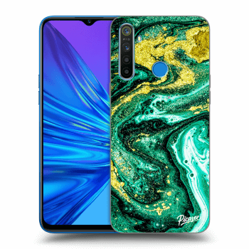 Obal pre Realme 5 - Green Gold