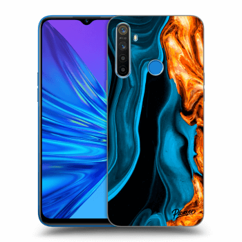 Obal pre Realme 5 - Gold blue