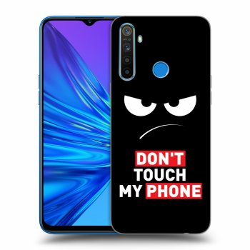 Obal pre Realme 5 - Angry Eyes - Transparent