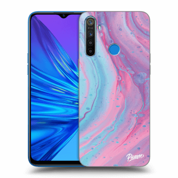 Obal pre Realme 5 - Pink liquid