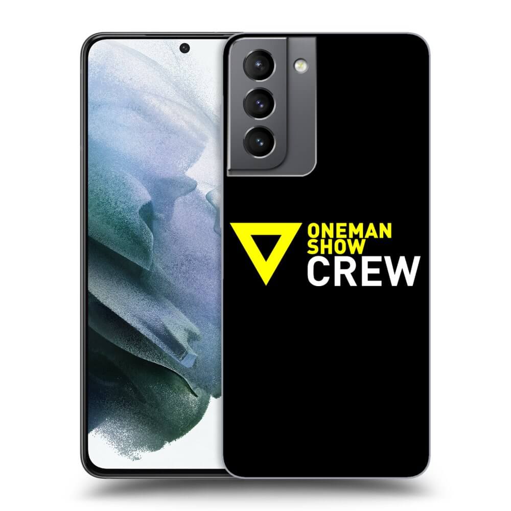Picasee silikónový čierny obal pre Samsung Galaxy S21 5G G991B - ONEMANSHOW CREW