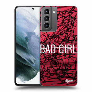 Picasee silikónový čierny obal pre Samsung Galaxy S21 5G G991B - Bad girl