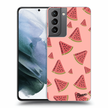 Picasee silikónový prehľadný obal pre Samsung Galaxy S21 5G G991B - Watermelon