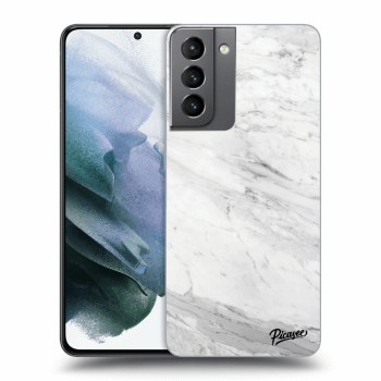 Obal pre Samsung Galaxy S21 5G G991B - White marble