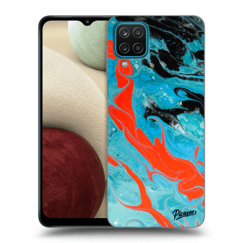 Picasee ULTIMATE CASE pro Samsung Galaxy A12 A125F - Blue Magma