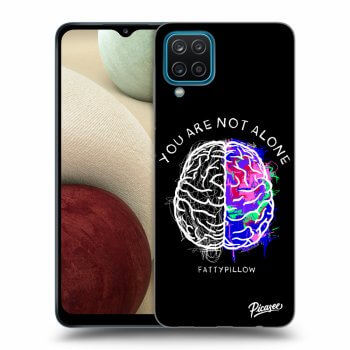 Obal pre Samsung Galaxy A12 A125F - Brain - White