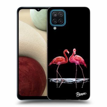 Picasee ULTIMATE CASE pro Samsung Galaxy A12 A125F - Flamingos couple
