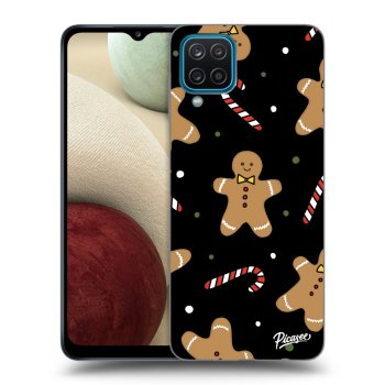 Picasee silikónový čierny obal pre Samsung Galaxy A12 A125F - Gingerbread