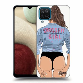 Obal pre Samsung Galaxy A12 A125F - Crossfit girl - nickynellow