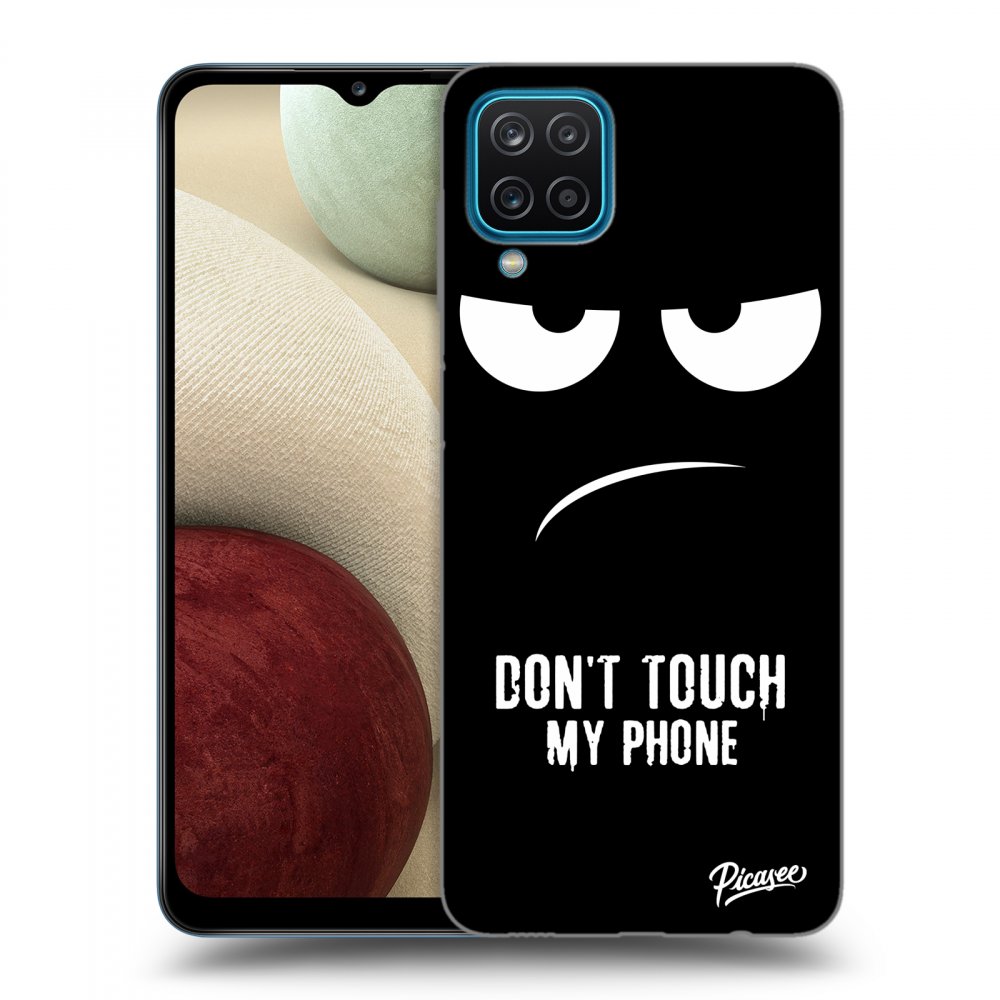 Picasee ULTIMATE CASE pro Samsung Galaxy A12 A125F - Don't Touch My Phone