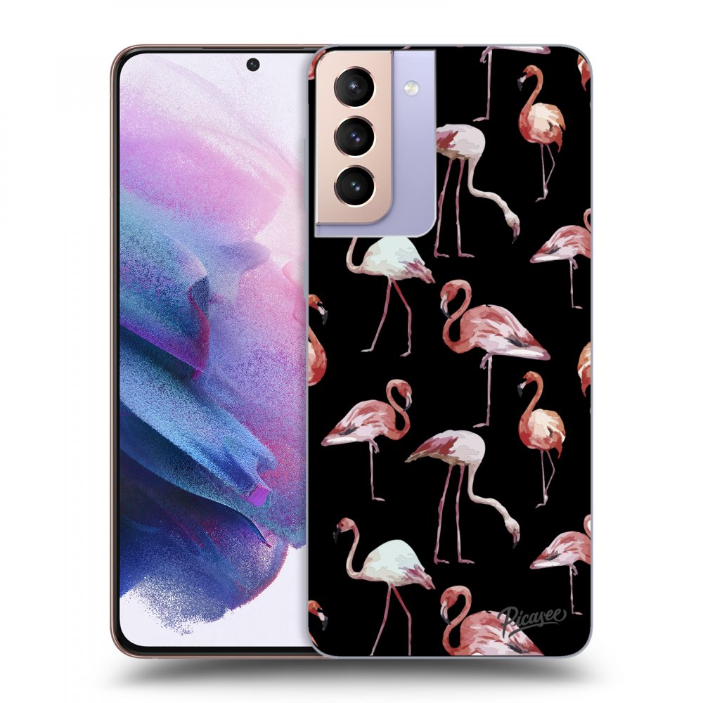 Picasee ULTIMATE CASE pro Samsung Galaxy S21+ 5G G996F - Flamingos