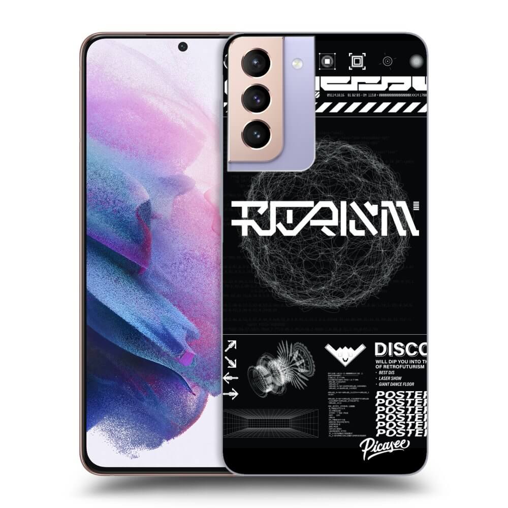 Picasee silikónový prehľadný obal pre Samsung Galaxy S21+ 5G G996F - BLACK DISCO