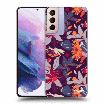 Obal pre Samsung Galaxy S21+ 5G G996F - Purple Leaf