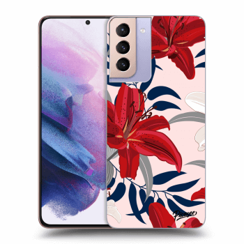 Obal pre Samsung Galaxy S21+ G996F - Red Lily