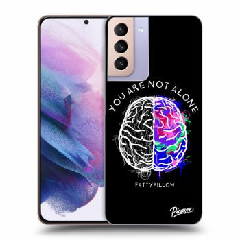 Obal pre Samsung Galaxy S21+ G996F - Brain - White