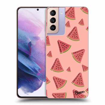 Picasee silikónový prehľadný obal pre Samsung Galaxy S21+ 5G G996F - Watermelon
