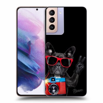 Obal pre Samsung Galaxy S21+ G996F - French Bulldog