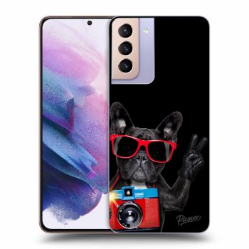 Obal pre Samsung Galaxy S21+ 5G G996F - French Bulldog