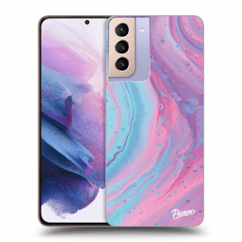 Obal pre Samsung Galaxy S21+ G996F - Pink liquid