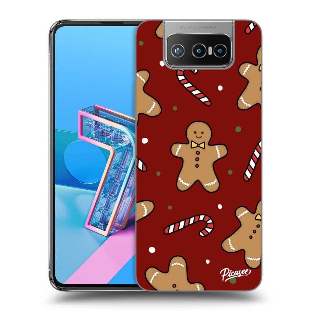 Picasee silikónový prehľadný obal pre Asus Zenfone 7 ZS670KS - Gingerbread 2