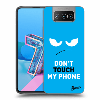 Obal pre Asus Zenfone 7 ZS670KS - Angry Eyes - Blue