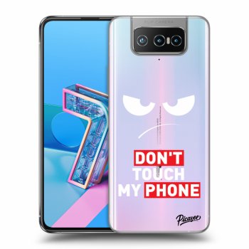 Obal pre Asus Zenfone 7 ZS670KS - Angry Eyes - Transparent