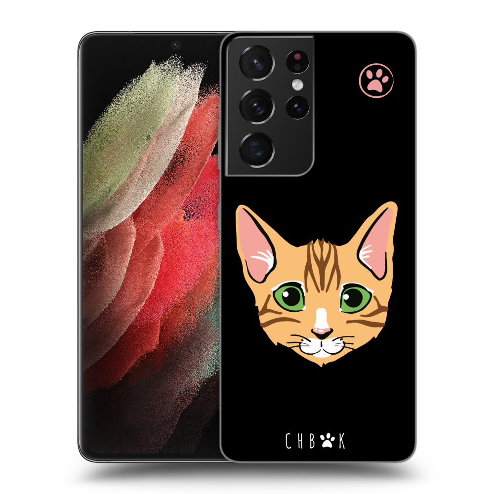 Picasee ULTIMATE CASE pro Samsung Galaxy S21 Ultra 5G G998B - Chybí mi kočky - Černá