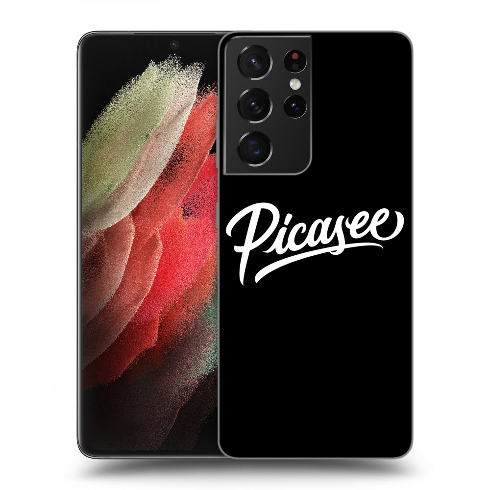 Picasee ULTIMATE CASE pro Samsung Galaxy S21 Ultra 5G G998B - Picasee - old logo - white