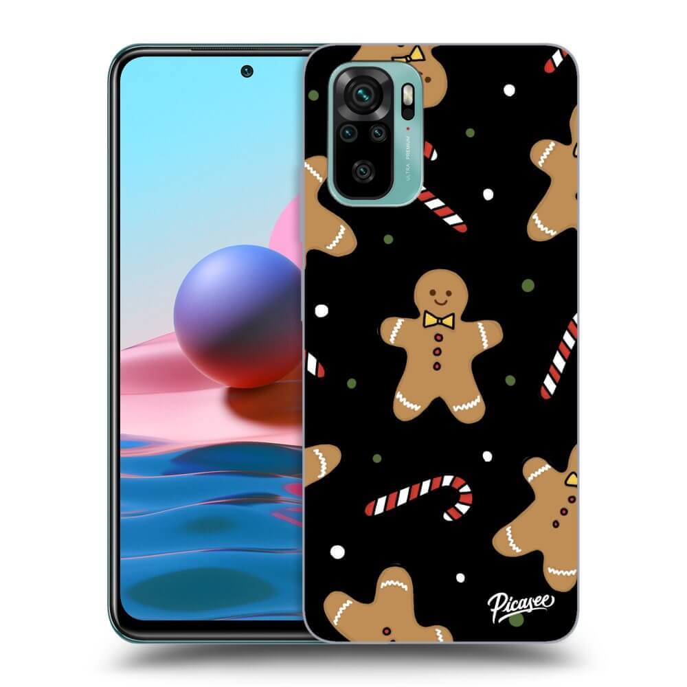 Picasee silikónový čierny obal pre Xiaomi Redmi Note 10 - Gingerbread