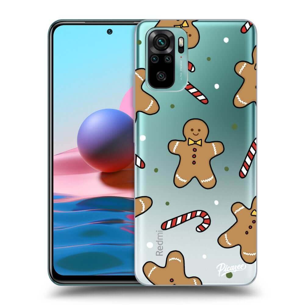 Picasee silikónový prehľadný obal pre Xiaomi Redmi Note 10 - Gingerbread