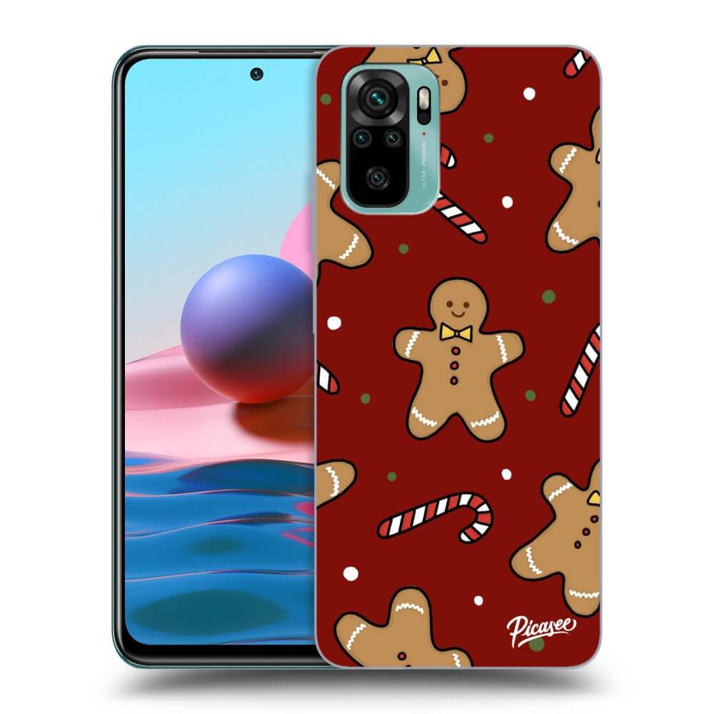 Picasee silikónový čierny obal pre Xiaomi Redmi Note 10 - Gingerbread 2