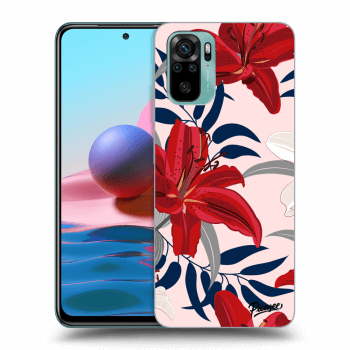 Obal pre Xiaomi Redmi Note 10 - Red Lily