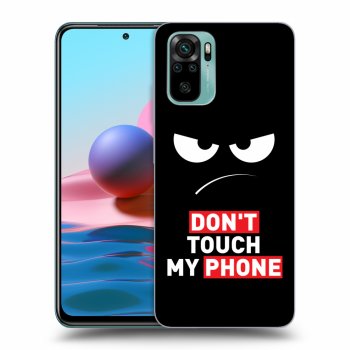 Obal pre Xiaomi Redmi Note 10 - Angry Eyes - Transparent