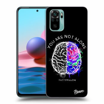 Obal pre Xiaomi Redmi Note 10 - Brain - White