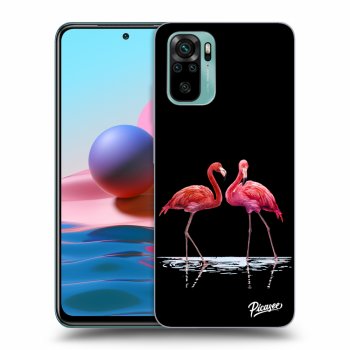 Obal pre Xiaomi Redmi Note 10 - Flamingos couple