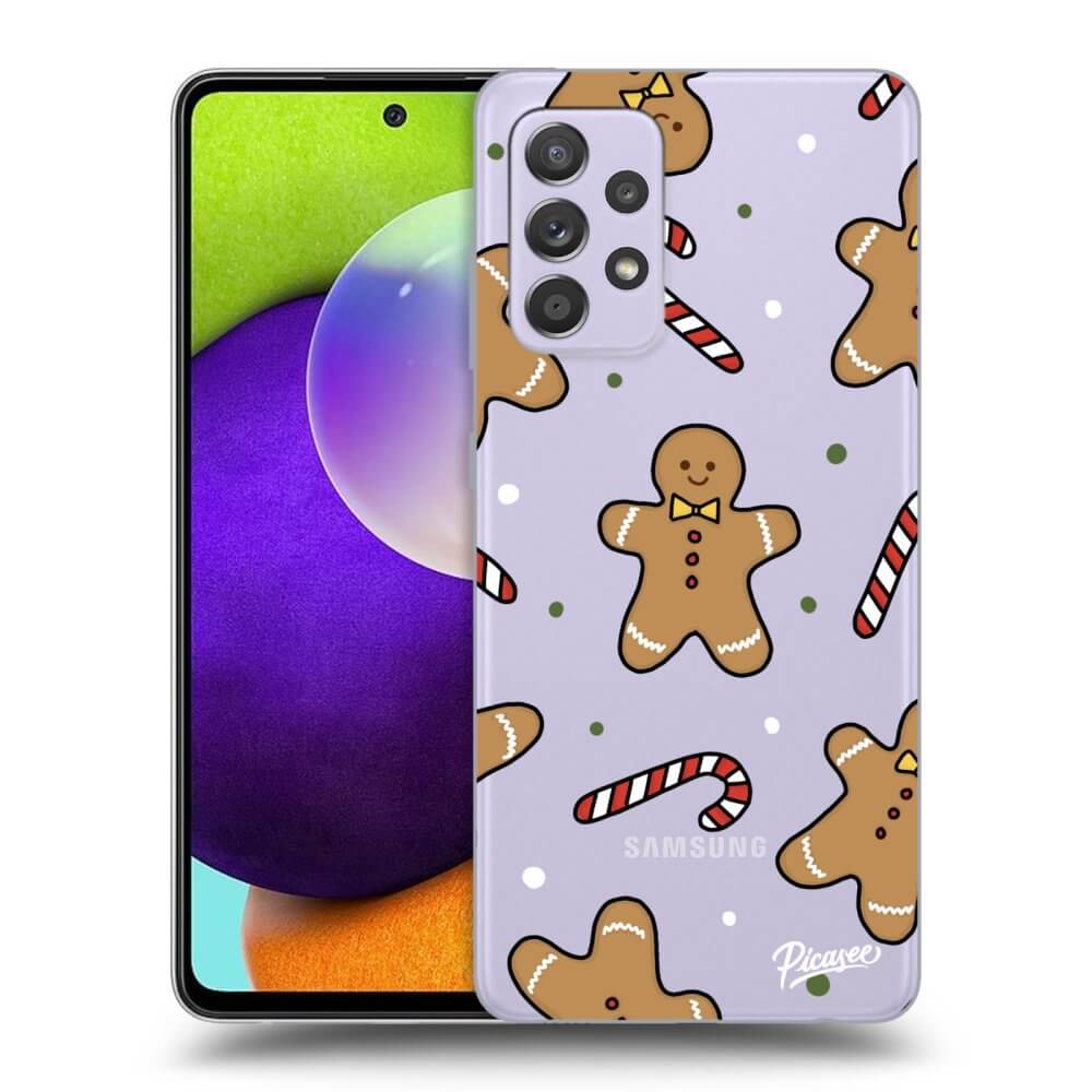 Picasee silikónový prehľadný obal pre Samsung Galaxy A52 5G A525F - Gingerbread