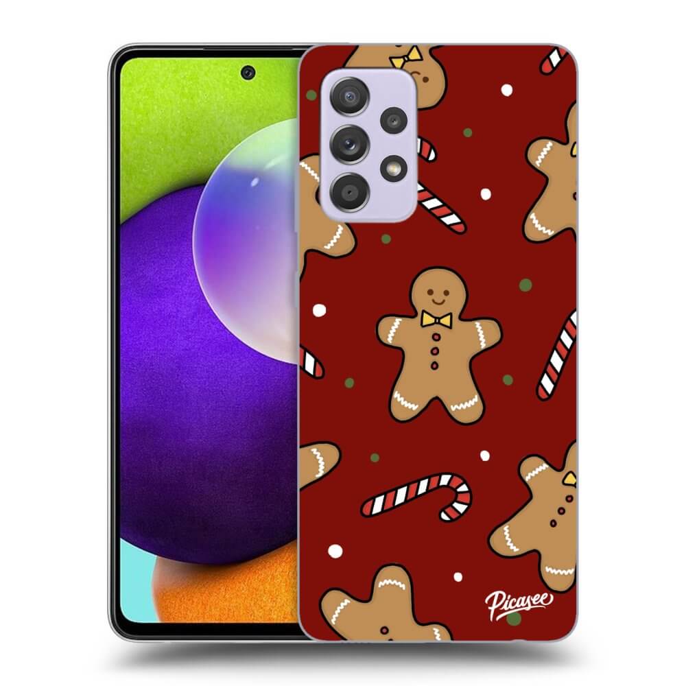 Picasee silikónový prehľadný obal pre Samsung Galaxy A52 5G A525F - Gingerbread 2