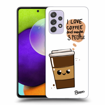 Picasee silikónový prehľadný obal pre Samsung Galaxy A52 A525F - Cute coffee