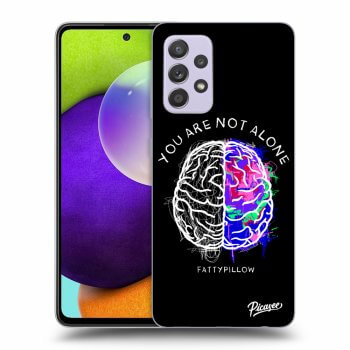 Obal pre Samsung Galaxy A52 A525F - Brain - White