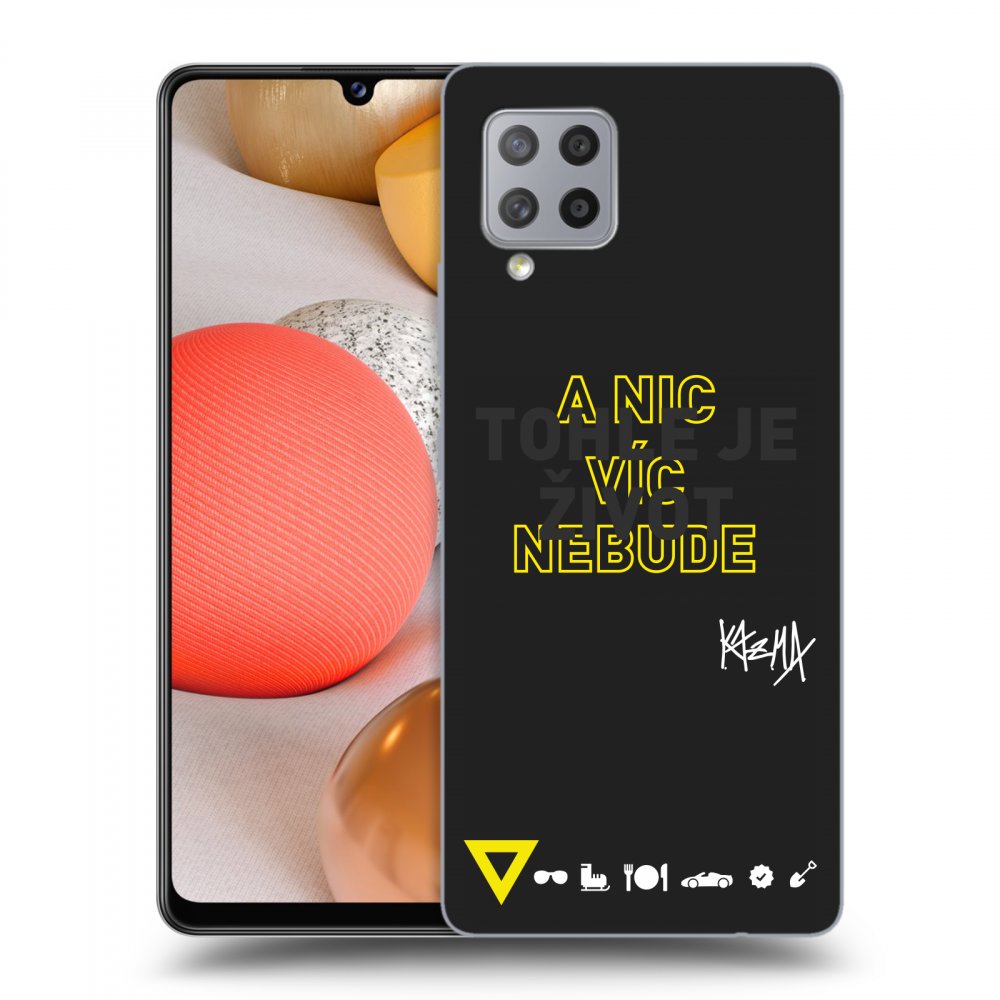 Picasee silikónový čierny obal pre Samsung Galaxy A42 A426B - Kazma - TOHLE JE ŽIVOT A NIC VÍC NEBUDE