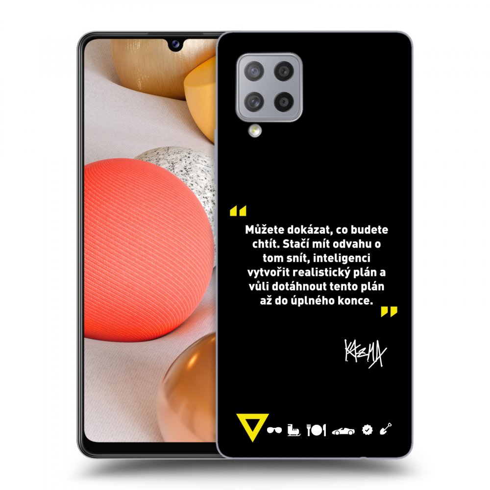 Picasee ULTIMATE CASE pro Samsung Galaxy A42 A426B - Kazma - MŮŽETE DOKÁZAT, CO BUDETE CHTÍT