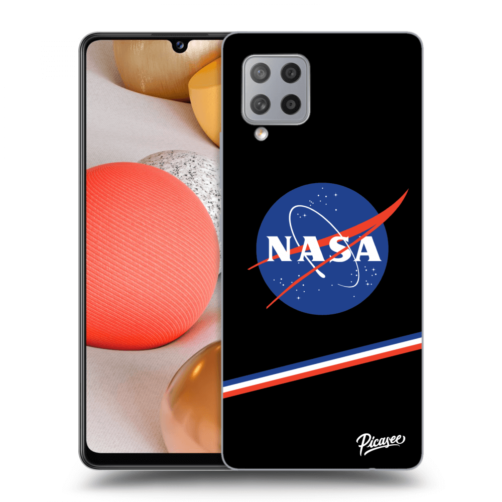 Picasee silikónový čierny obal pre Samsung Galaxy A42 A426B - NASA Original