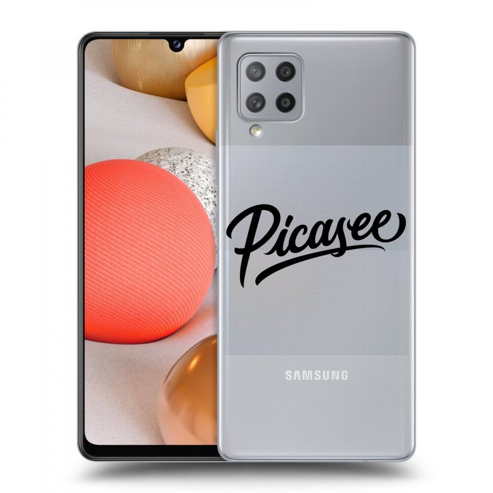 Picasee silikónový prehľadný obal pre Samsung Galaxy A42 A426B - Picasee - old logo - black