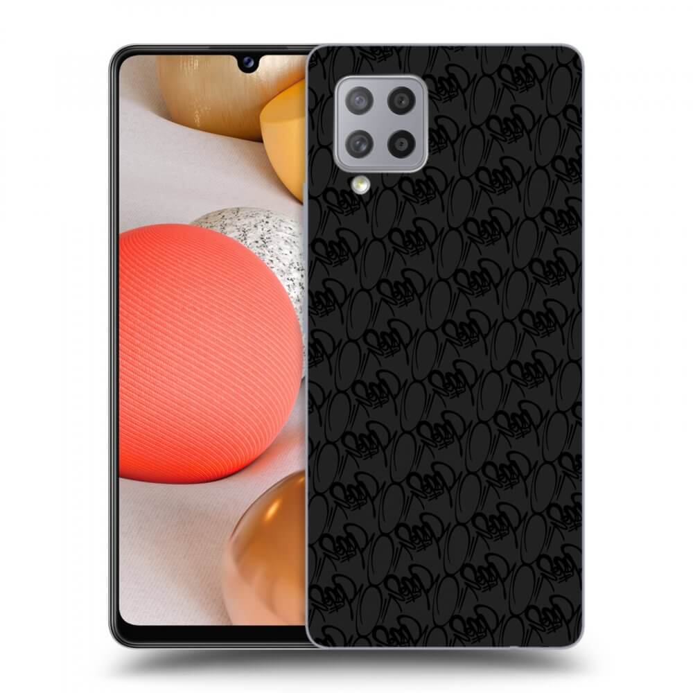 Picasee silikónový čierny obal pre Samsung Galaxy A42 A426B - Separ - Black On Black 2