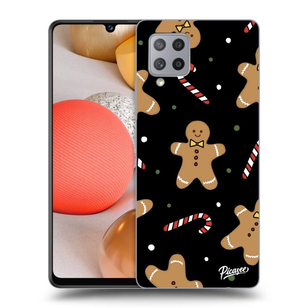 Picasee silikónový čierny obal pre Samsung Galaxy A42 A426B - Gingerbread